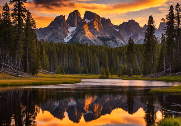 An image showcasing the raw beauty of Yellowstone National Park's iconic landscape