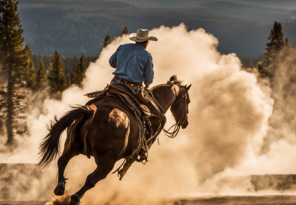 the essence of real-life rodeo athletes in Yellowstone National Park
