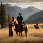 an image of a confident Kevin Costner's attorney addressing the media, dispelling rumors and drama surrounding the set of Yellowstone
