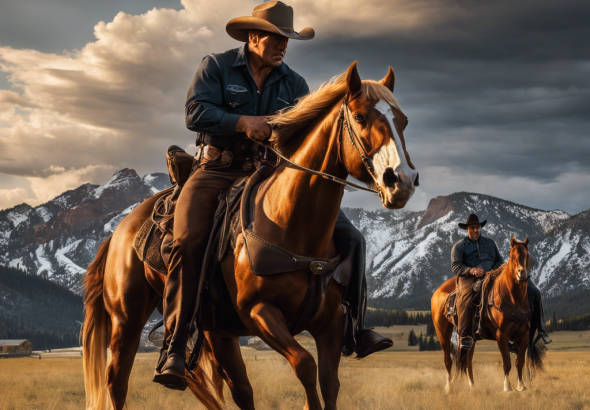 An image of Jimmy and Teeter from Yellowstone 6666 in a shocking and intense moment
